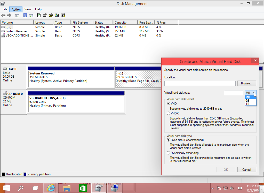 virtual disk manager