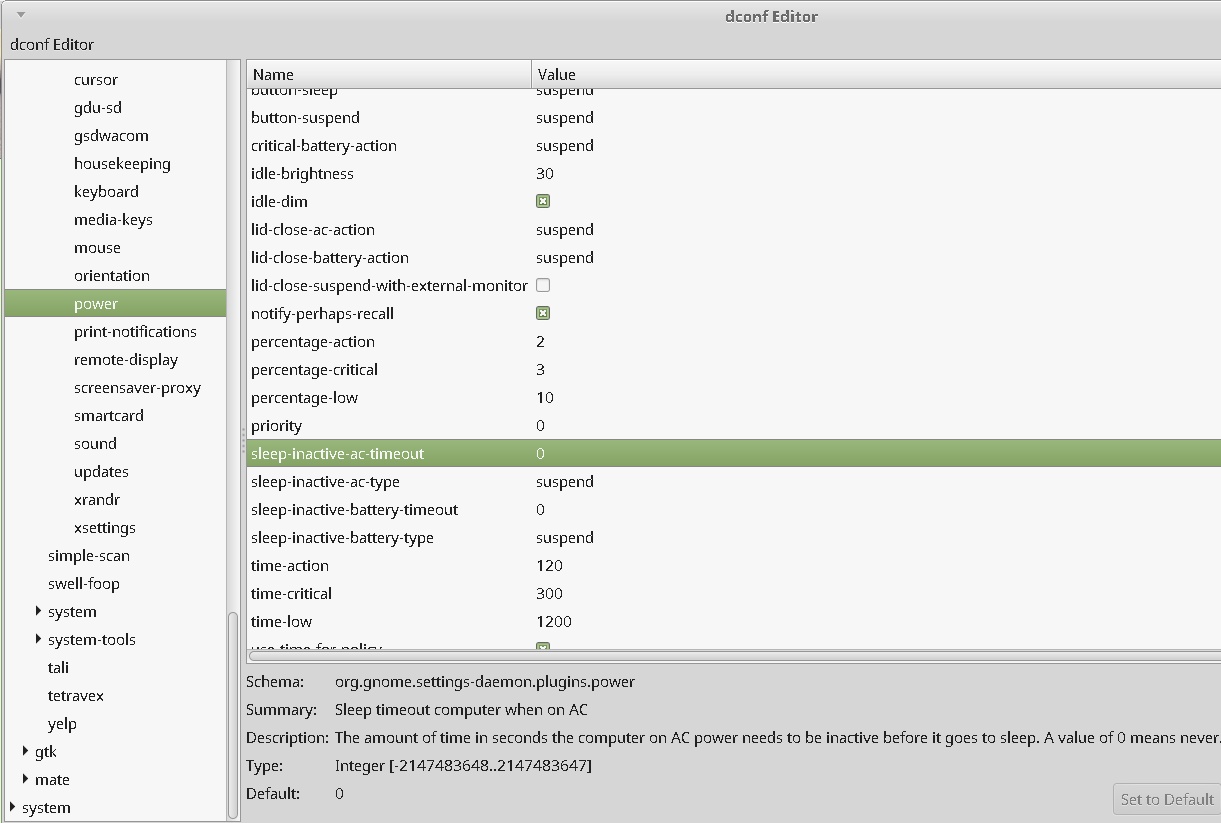 Screen Timeout while streaming Netflix goes to Lock Screen Linux Mint